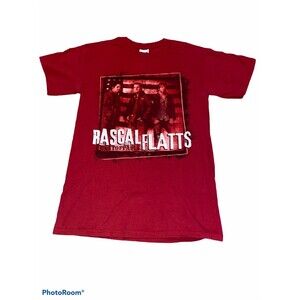 Rascal Flatts - Red Shirt. Unstoppable Tour Concert T-Shit. Size Small